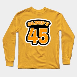 Sleepy 45 - Sticker - Front Long Sleeve T-Shirt